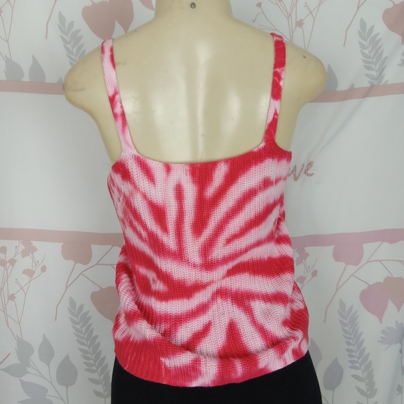 Fred Meyer Sweater spaghetti top Size L tie dye - Picture 3 of 8